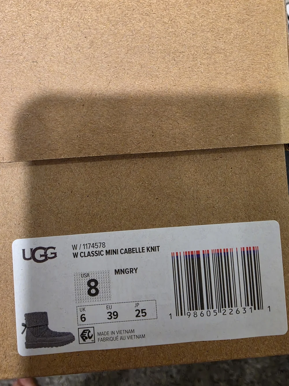 UGG knit cuff